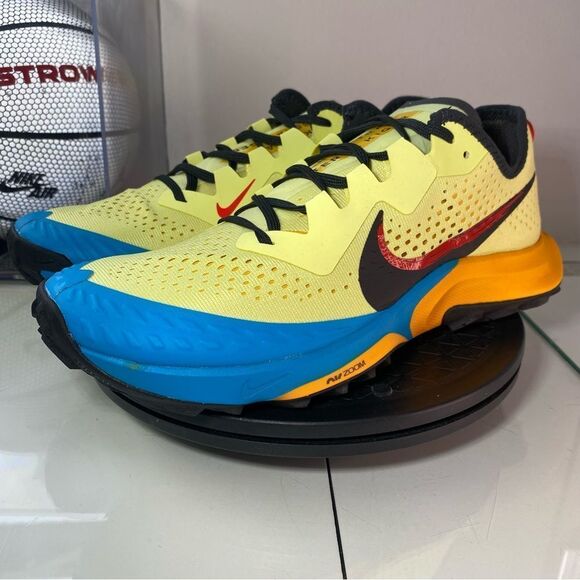 🆕 Nike Air Zoom Terra Kiger 7 'Limelight Laser Blue' - Picture 1 of 16